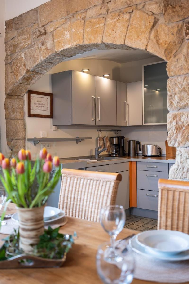 Apartmenthaus Brunnenhof Papstdorf Dış mekan fotoğraf